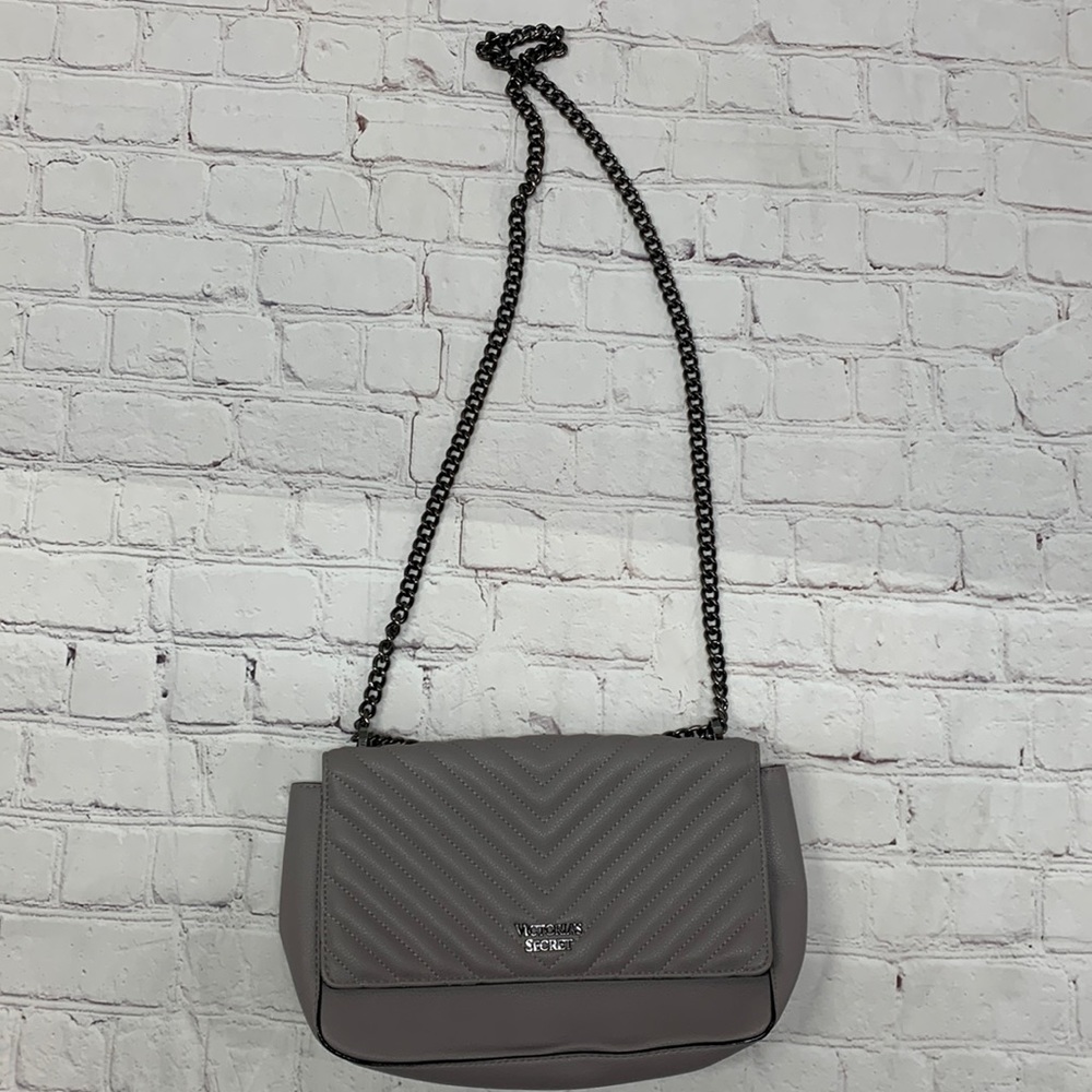 Victoria's Secret Gray Crossbody Bag Can provide more pics & info. NICE NEW BAG